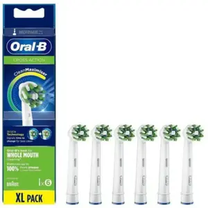 Comparateur de prix : Oral-B Braun Pack de remplacement de tête à action croisée Oral-B 6 unités
