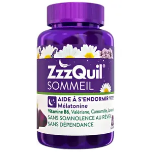 PROCTER & GAMBLE Zzzquil fort sommeil arôme fruits des bois 30 gommes pas cher