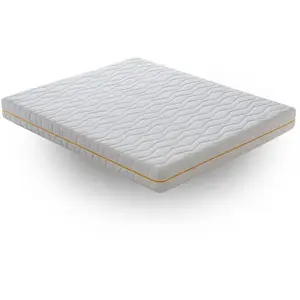 Materassiedoghe Matelas en mousse 200x200 epaisseur 20 cm, housse amovible pas cher