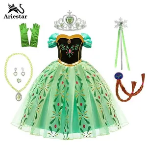 Comparateur de prix : Ensemble déguisement enfant fille Ariestar® costume robe Princesse Ann...
