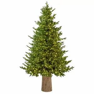 EDG Sapin de noël de 240 cm avec 4200 led grain de riz, ø163 cm pas cher