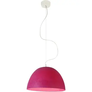 IN-ES.ARTDESIGN lampe à suspension H2O NEBULITE (Magenta - Laprene, acier et Nebulite) pas cher