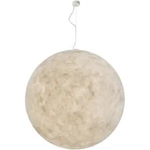 In-Es.Artdesign Lampe À Suspension Luna (Ø 120 Cm - Laprene, Acier Et ...