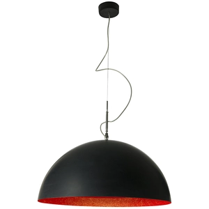In-es.artdesign IN-ES0501N-R Mezza Luna 1 Suspension Noir/Rouge