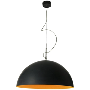 In-Es.Artdesign Lampe À Suspension Mezza Luna 1 (Noir / Orange - Lapre...
