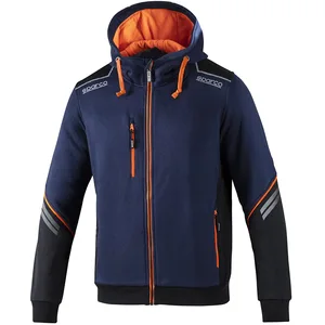 Sparco - 02414BMAF Sweat-shirt de travail à capuche Tech Full Zip Colorado Bleu lVendu paramazon