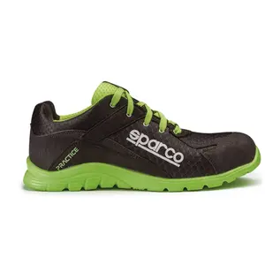 Sparco Zapatia Sparco Pratique Tg. 45 Noir / Vert pas cher