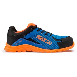 Chaussures de sécurité Sparco Practice S1P src - 39 (eu) - Bleu et orange pas cher