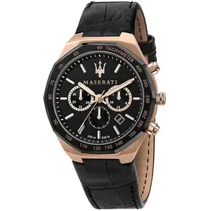 Montre - MASERATI - R8871642001 - Acier - Noir - Étanchéité 5 ATM
