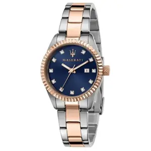 Comparateur de prix : Montre Femme - MASERATI - COMPETIZION - Métal Bicolore - Analogique - Chic