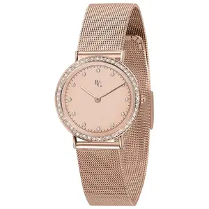 Montre Femme - B&G - PREPPY - Acier Rose - Boîtier Rond 32mm - Style ChicVendu parcleor