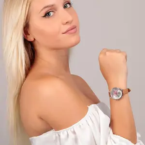 Oui&me Montre Femme, Collection Fleurette, Analogique Seul Le Temps - ME010248 pas cher