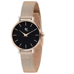 Montre Femme B&G PREPPY - Métal Rose - Quartz - Verre minéral - Boîtier Rond - Doré roseVendu parcleor