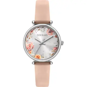 Montre Femme OUI&ME en Cuir Beige - 241325 pas cher
