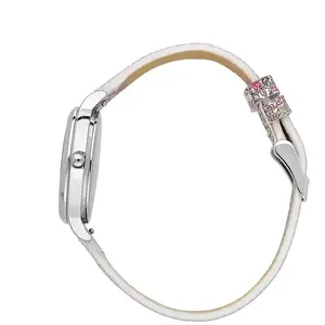 Comparateur de prix : Montre Femme OUI&ME FLEURETTE - Cuir Rose - Verre minéral - Analogique