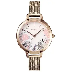 Montre Femme OUI&ME en Acier Rose - 241323 pas cher