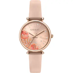 Montre Femme OUI&ME en Cuir Beige - 241321