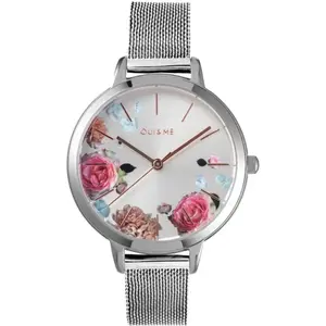Comparateur de prix : Montre Femme OUI&ME FLEURETTE - Acier Gris - Analogique