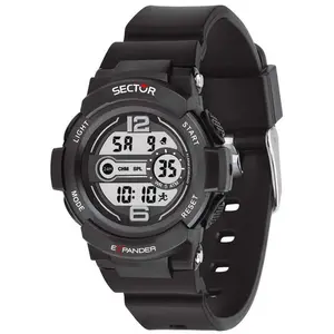 Comparateur de prix : Montre mixte Sector Montres EX-16 R3251525001 - Bracelet Silicone Noir