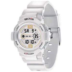 Montre femme Sector Montres EX-16 R3251525501 - Bracelet Silicone Blanc pas cher