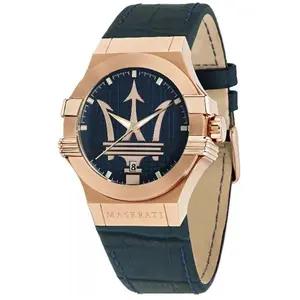 Comparateur de prix : Montre Maserati Potenza R8851108027 - Montre Dateur Cuir Croco Homme 