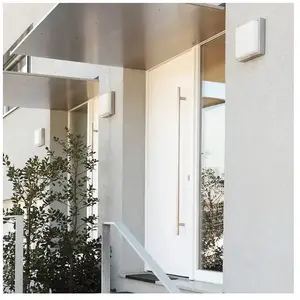 LCD Applique extérieur LED 046, détecteur, acier inoxVendu parluminaire