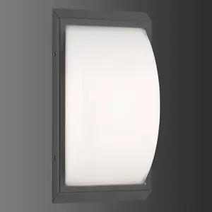 LCD Applique d’extérieur LED 053, détecteur, graphiteVendu parluminaire
