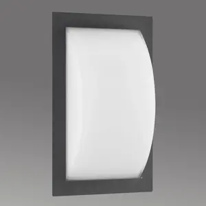LCD Applique d'extérieur Ivett, graphite, E27, verreVendu parluminaire