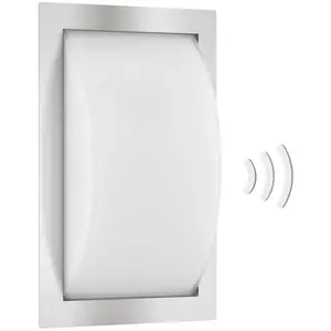 LCD Applique extérieur Ivett E27 acier inox détecteurVendu parluminaire
