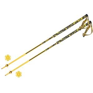 Bâtons Grivel Trail 1 avec 2 rosettes noir jaune (paire) - 112 pas cher