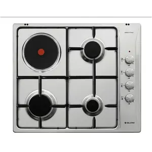 Glem Plaque Mixte Glem GTL647IX pas cher