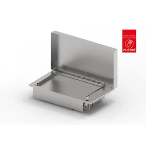Planet Plancha Encastrable Gaz- Oasi 80 Lisse + Couvercle - 203092 pas cher