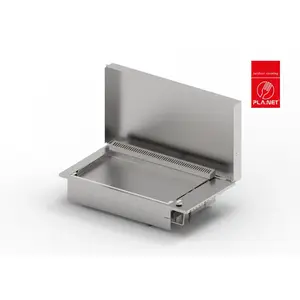 Planet Plancha OASI 80 Lisse Rainurée + couvercleVendu pardarty