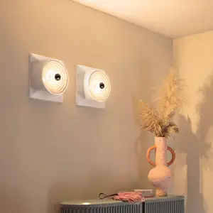 Stilnovo, plafonnier Goletta, noir brillant/blanc, 36 cmVendu parluminaire