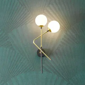 Stilnovo, applique murale Galassia, dorée, à 2 lampes, en haut/à gauch...Vendu parluminaire