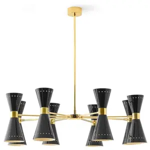 Stilnovo MEGAFONO-Suspension 8x2 lumières Métal Ø100cm pas cher