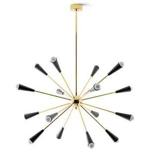 Stilnovo SPUTNIK-Suspension 16 lumières Laiton Ø98cm pas cher