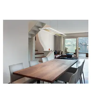 Comparateur de prix : Linea Light Suspension LED Antille verre rectangulaire cuivre