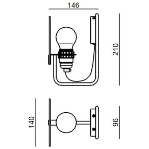 Comparateur de prix : Stilnovo Bugia applique LED à 1 lampe blanche