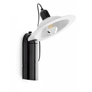 Stilnovo Lampiatta lampe table/applique LED noire pas cher