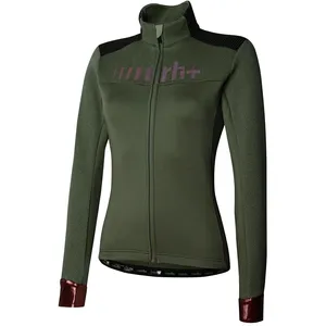 Maillot rh+ Klyma Thermo manche longue vert foncé lilas femme - L pas cher