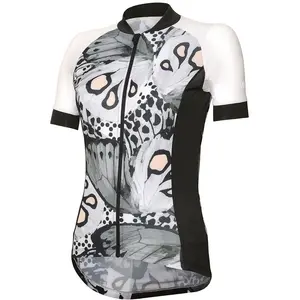 Maillot rh+ Venere Evo manche courte gris blanc femme - M pas cher