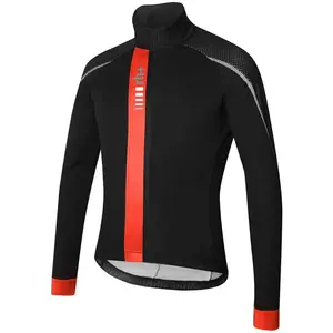 Maillot rh+ Code II manche longue noir rouge clair - M pas cher