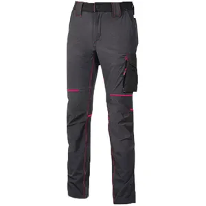 Comparateur de prix : Upower 1 X PANTALON DE TRAVAIL WORLD LADY - coloris gris fuchsia