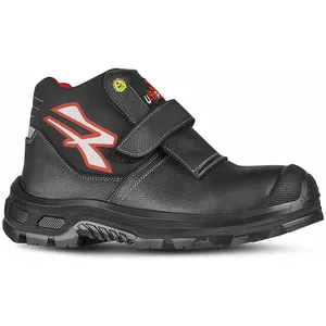 Upower Chaussures de sécurité hautes dubai uk esd S3 ci src - Noir/Rouge 47 pas cher