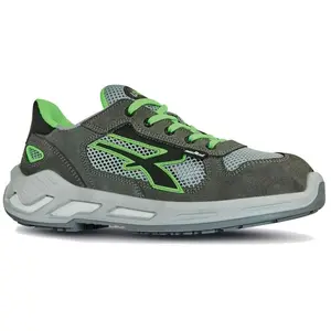 Chaussure de sécurité U-Power Specter S1P SRC ESD - - Anthracite/Vert pas cher