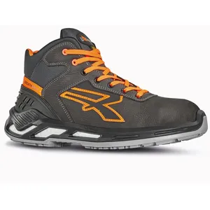 U-Power Chaussures de sécurité hautes LORD ESD S3 CI SRC - Gris/Orange 45 pas cher