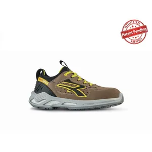 U-power Chaussures de sécurité basses CURRY ESD S1P SRC - Marron/Jaune 40 pas cher