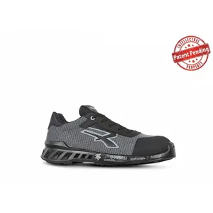 Upower U-power - Chaussures de sécurité basses adam esd S1P src - Gris/Noir 44 pas cher