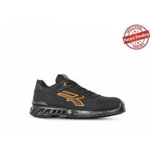 U-power - Chaussures de sécurité basses bruce esd S1P src - Noir/Orange 38 pas cher